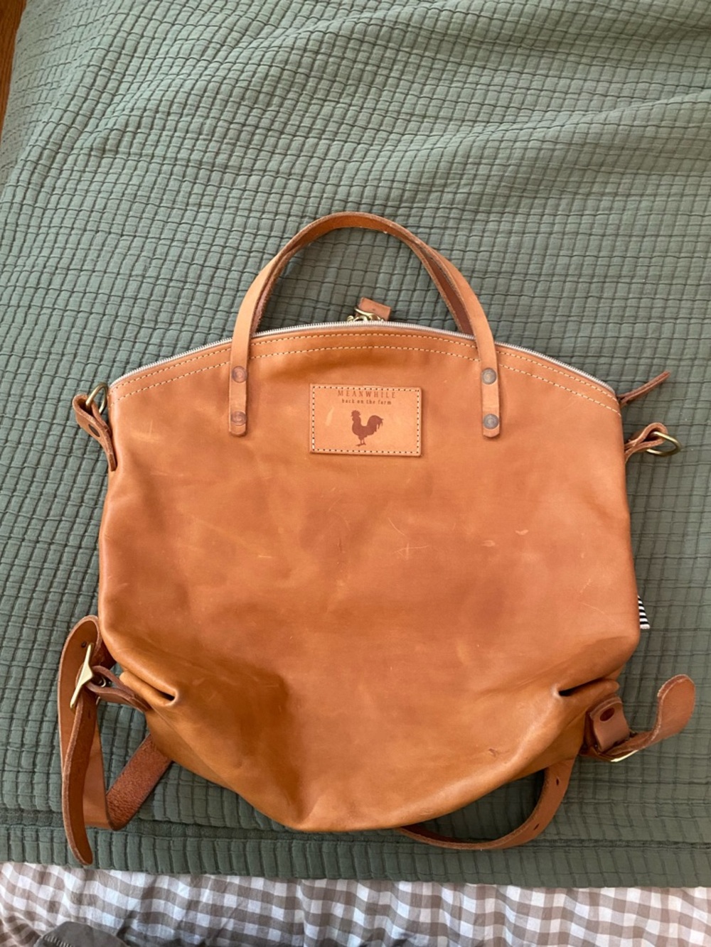 Meanwhile Back on the Farm Virginia Leather Backpack 2.0